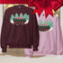 Merry and Bright Retro Christmas Crewneck Sweatshirt-Unisex
